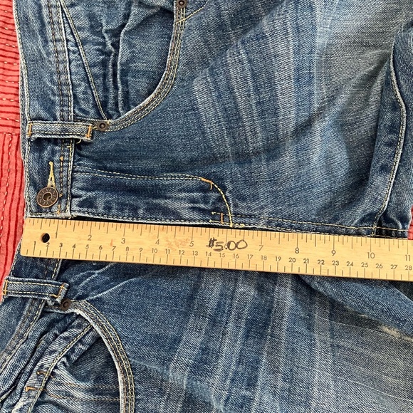 Seven7 Blue Denim Jeans waist 31” hem 31.25” W31L31 blue fade distressed pants - Picture 9 of 16